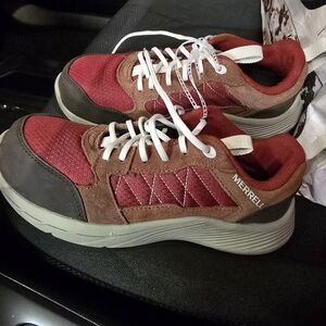 Merrell Men's Red and Brown Athletic Sneakers